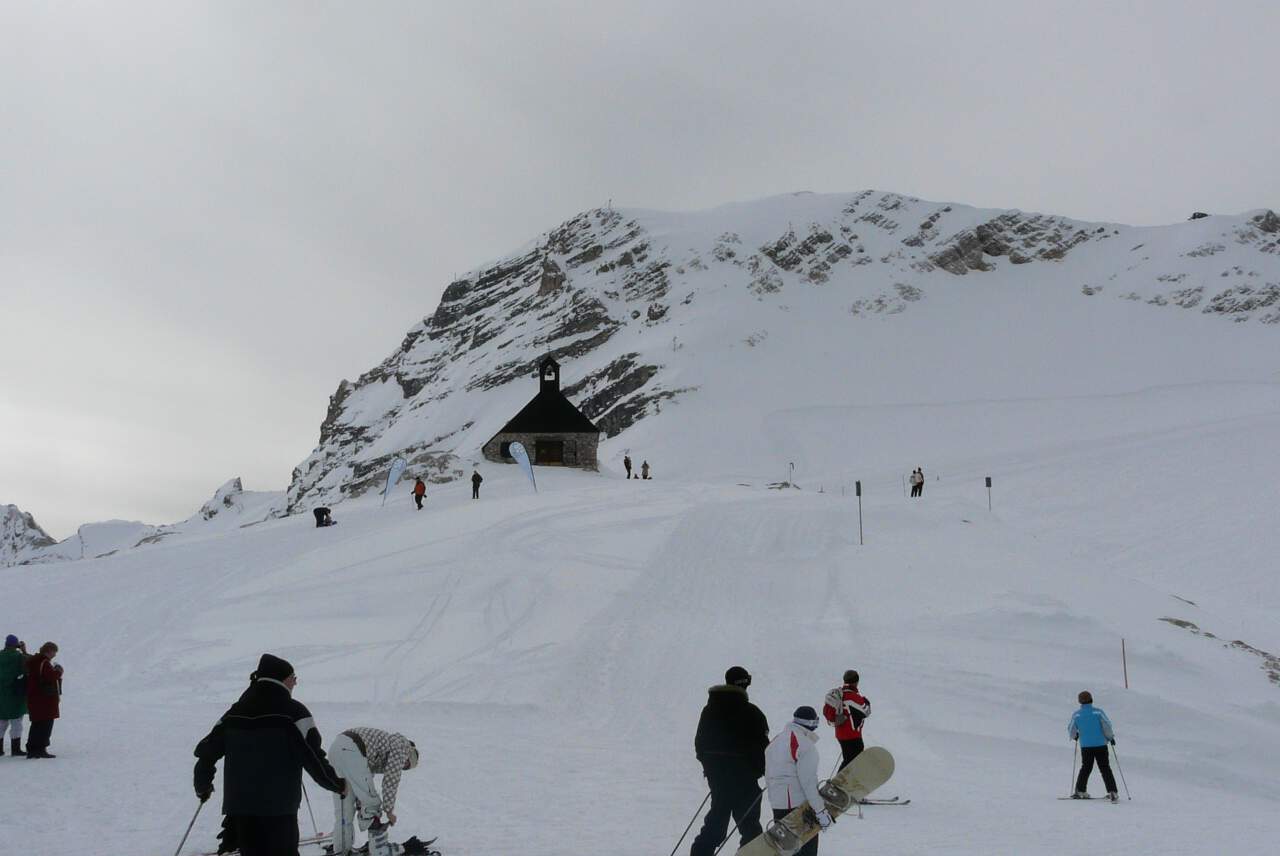 Kapelle auf dem dem Zugspitzplatt